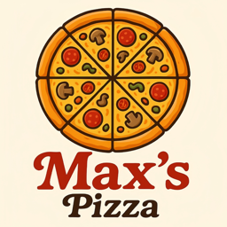 Max's Pizza logo.